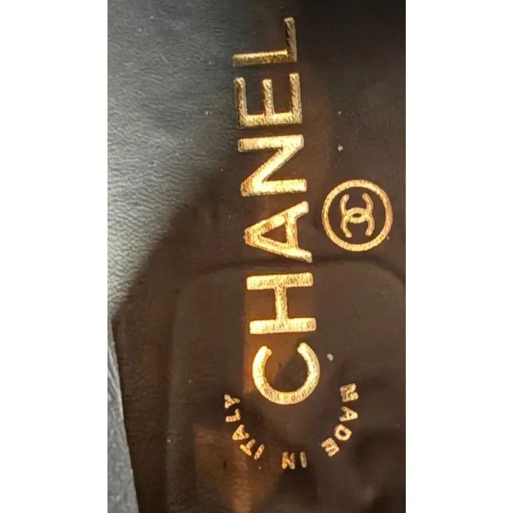 Size 38/8 - Chanel Quilted Leather Combat Boots